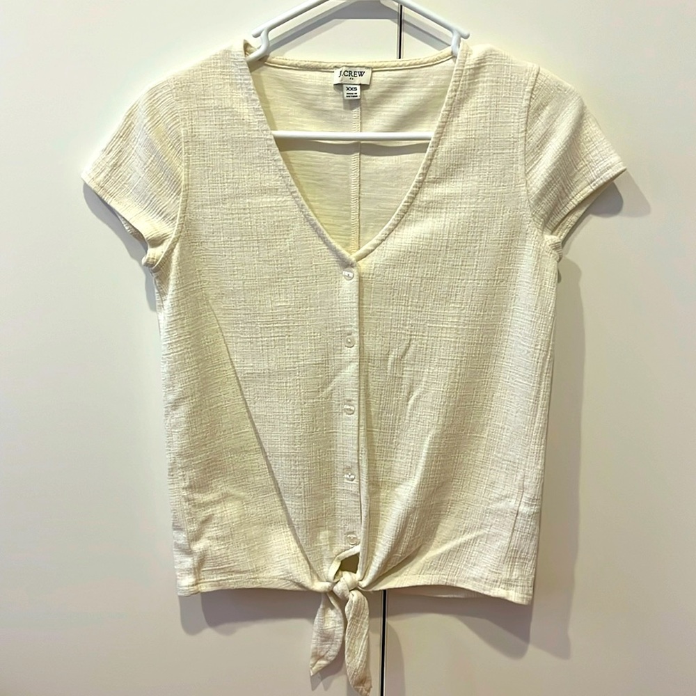 J. Crew button up tee